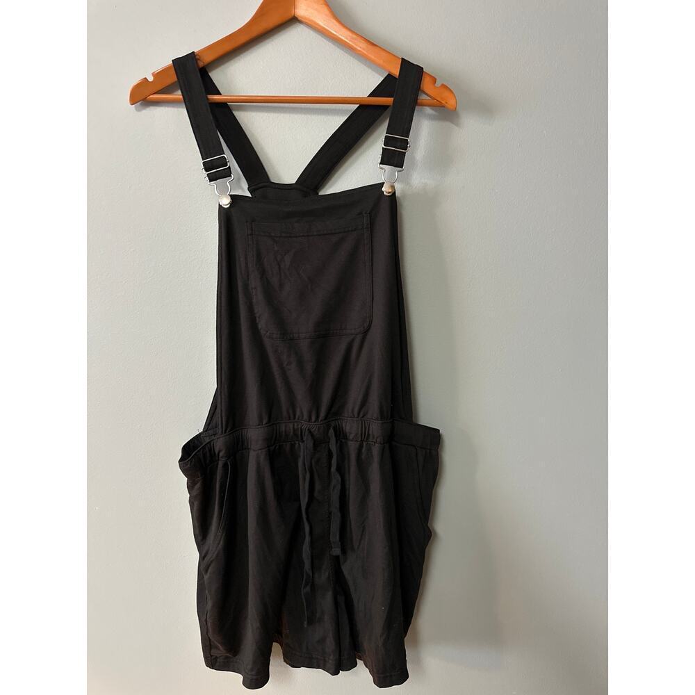 No Boundaries Black Overall Romper Women’s XXXL Adjustable Straps Casual